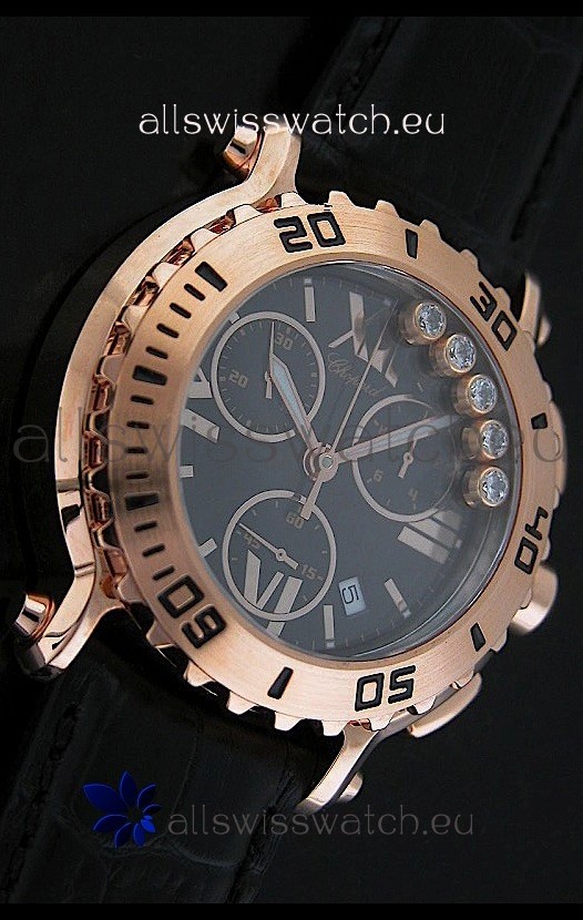 IMG_9085 Chopard Happy Sportin Black Strap Replica 2