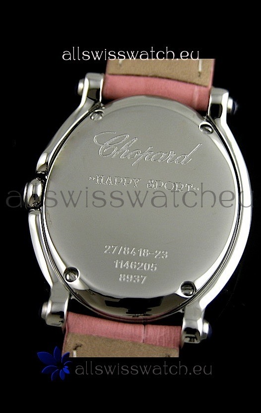 IMG_9085 Chopard Happy Sportin Pink Strap Replica 2