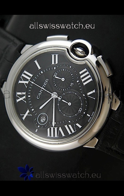 IMG_9085 Cartier Ballon de in Black Dial Replica 2