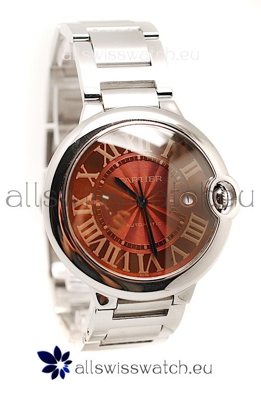 IMG_9085 Ballon De Cartierin Brown Dial Replica 2