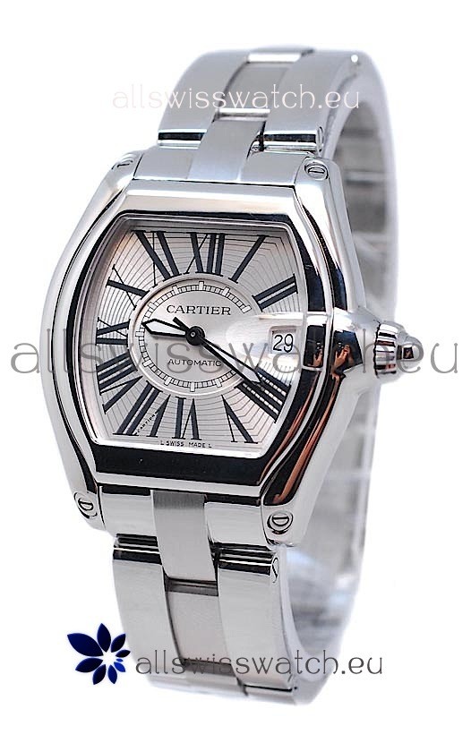 IMG_9085 Cartier Roadster Ladies in Silver Dial Replica 2