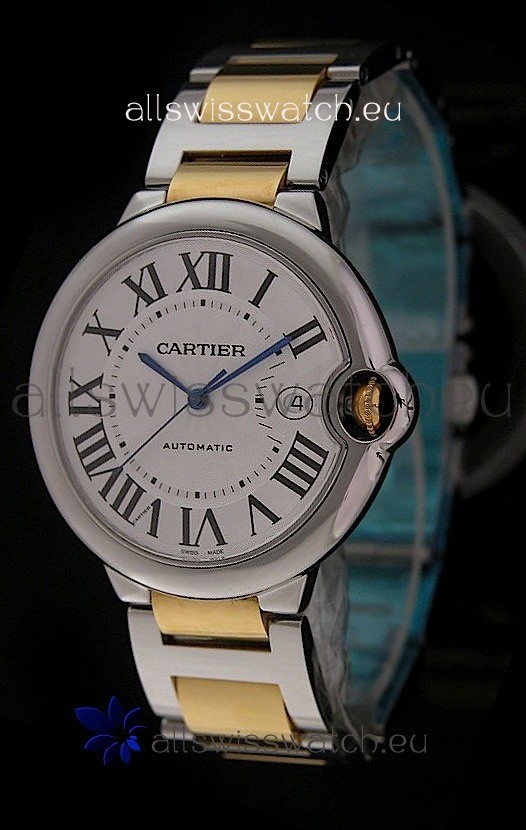 IMG_9085 Ballon De Bleu Cartier Automatic in Two Tone Replica 2
