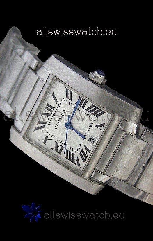 IMG_9085 Cartier Tank Fracaise Automatic Ladies Size Replica 2