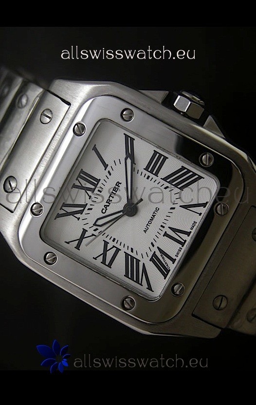 IMG_9085 Cartier Santosin White Dial Replica 2