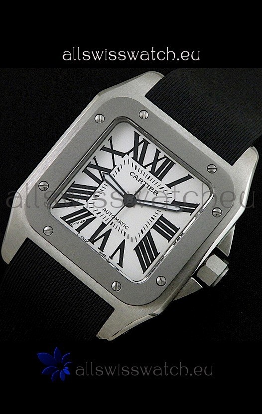 IMG_9085 Cartier Santos 100Titanium Bezel Replica 2