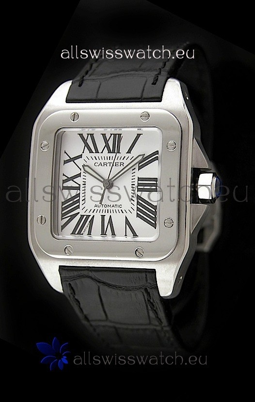 IMG_9085 Cartier Santosin White Dial Replica 2