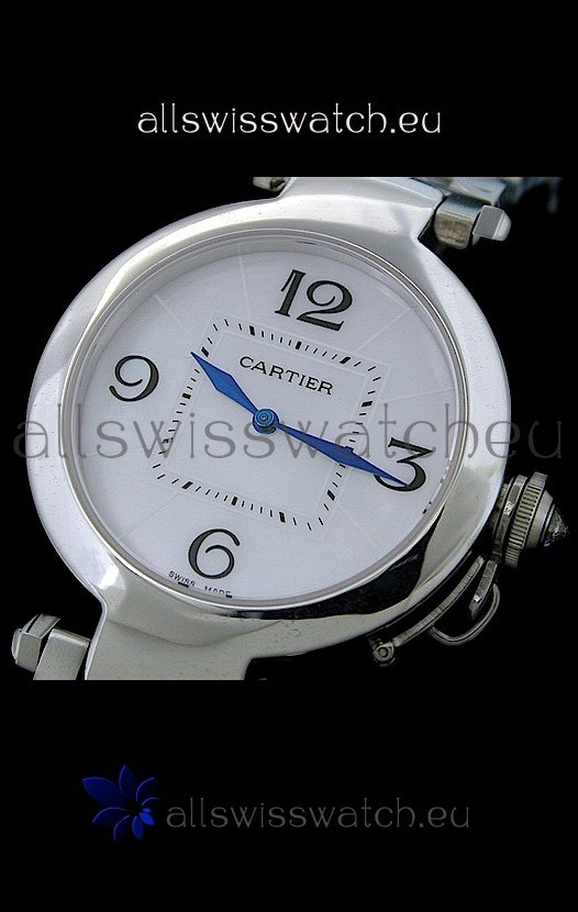 IMG_9085 Cartier Pasha de Automatic in White Dial Replica 2
