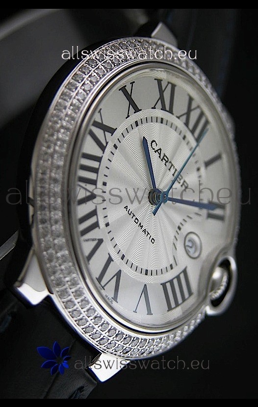 IMG_9085 Cartier Balon de Automatic in White Dial Replica 2