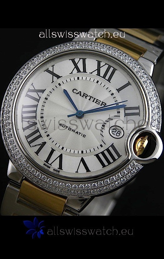 IMG_9085 Cartier Ballon Bleu Automatic in White Dial Replica 2