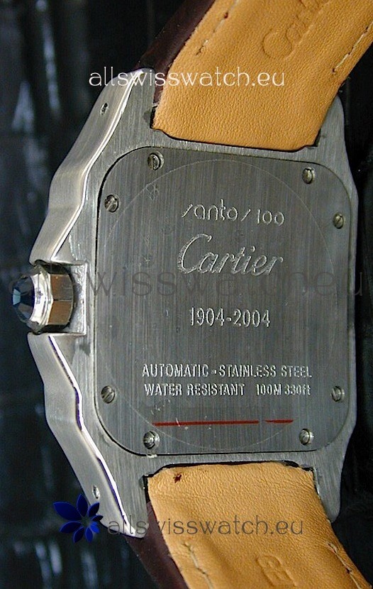 IMG_9085 Cartier Santos 100in White Dial Replica 2