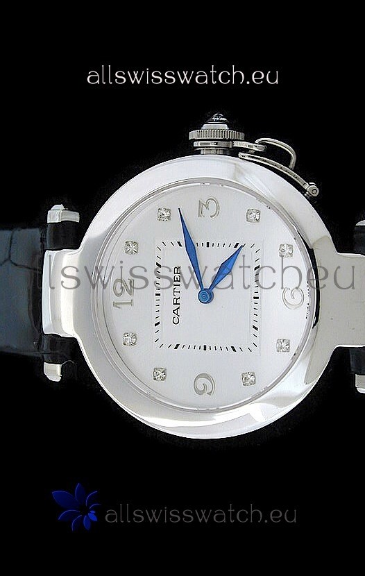 IMG_9085 Cartier Pasha de Automatic in White Dial Replica 2