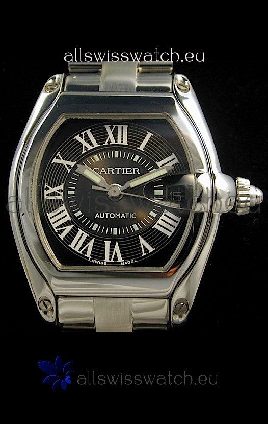 IMG_9085 Cartier Roadsterin Black Dial Replica 2