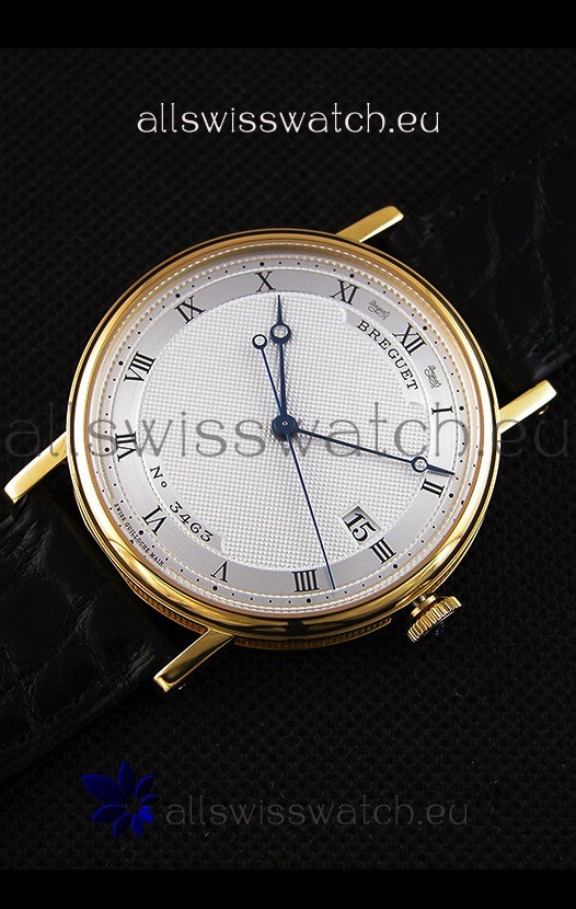 IMG_9085 Breguet Classique 5177BA/15/9V6 Yellow Gold with Roman Hour Markers Replica 2