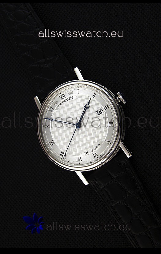 Breguet Classique 5177BB/12/9V6 Stainless Steel with Roman Hour Markers Replica 2