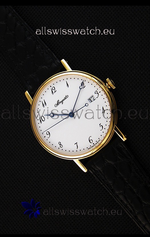 IMG_9085 Breguet Classique 5177BA/29/9V6 Yellow Gold with Arabic Markers Replica 2