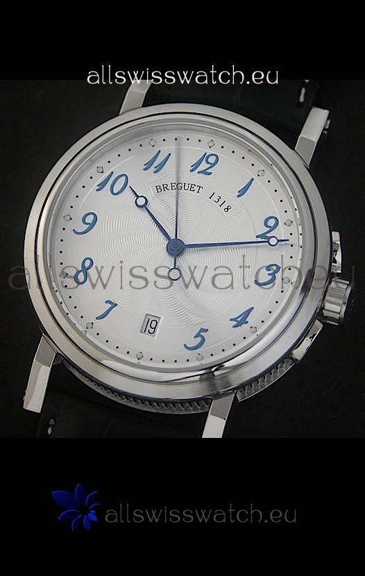 IMG_9085 Breguet De La Marine Steel in White Dial Replica 2