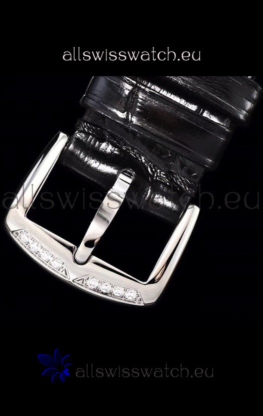 IMG_9085 Franck Muller Long Island Color Dreams Ladies in Black Strap Replica 2