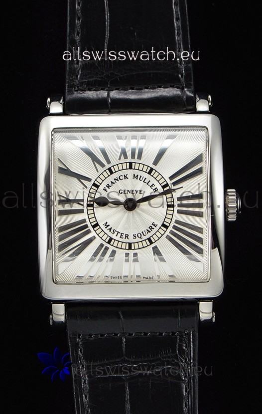 IMG_9085 Franck Muller Master Square Ladies Black Strap 1:1 Mirror Replica 2