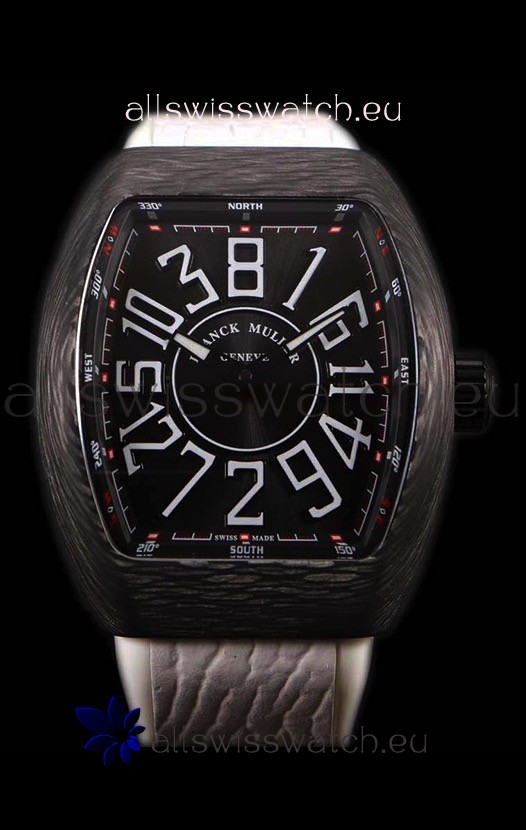 IMG_9085 Franck Muller Vanguard Carbon Casing Black Indexes Replica 2