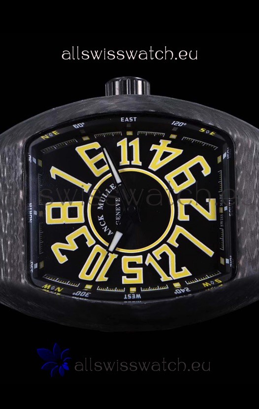 IMG_9085 Franck Muller Vanguard Carbon Casing Black Indexes Replica 2