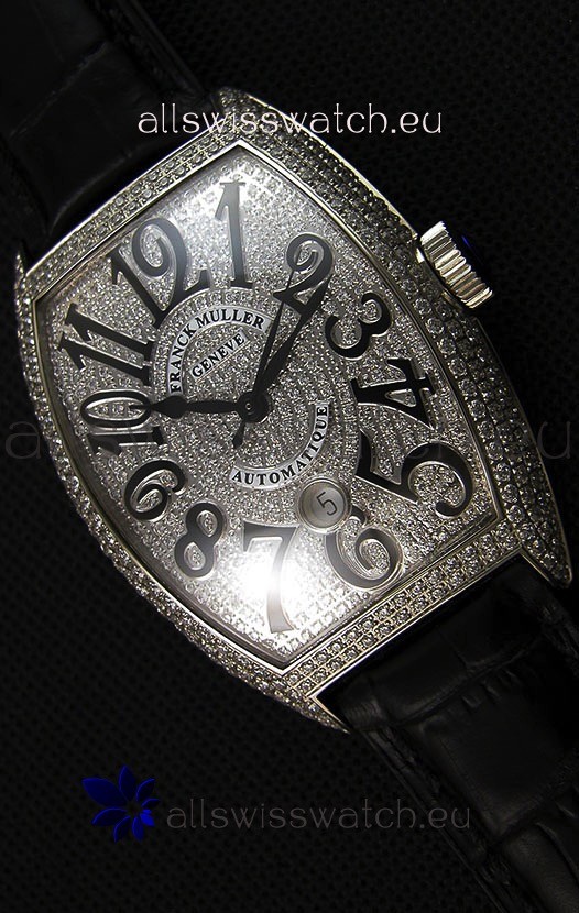 IMG_9085 Franck Muller Casablanca Automatique 8880 1:1 Ultimate Mirror with Diamonds Replica 2