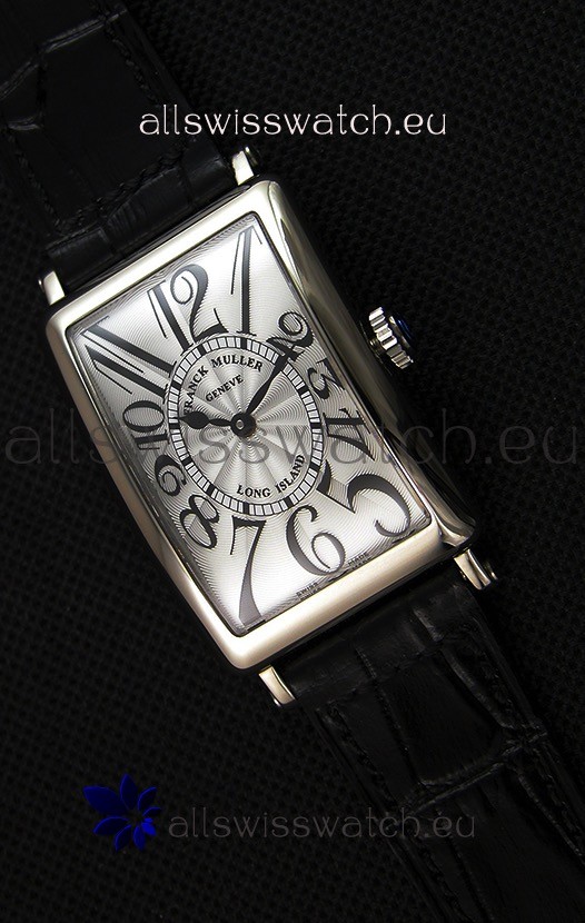 IMG_9085 Franck Muller Long Island Ladies in Quartz Movement Black Strap Replica 2