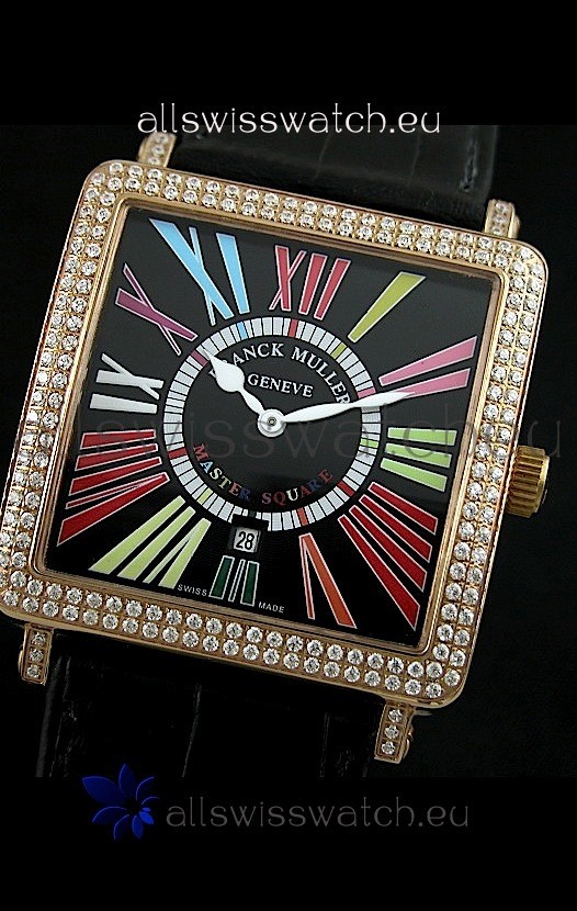 Franck Muller Master Squarein Black Dial Replica 2