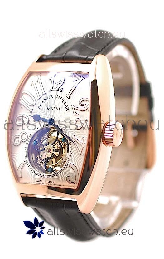 IMG_9085 Franck Muller Aeternitas Tourbillon Gold in Black Strap Replica 2