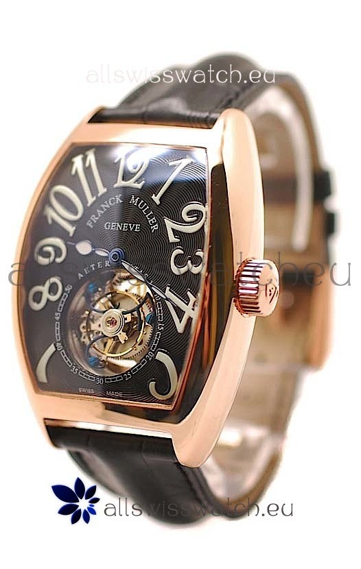 IMG_9085 Franck Muller Aeternitas Tourbillon Gold in Black Dial Replica 2