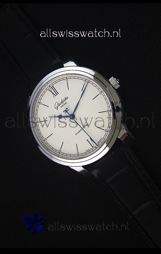 IMG_9085 Glashuette Senator Excellence Cream Dial Steel Case Replica 2