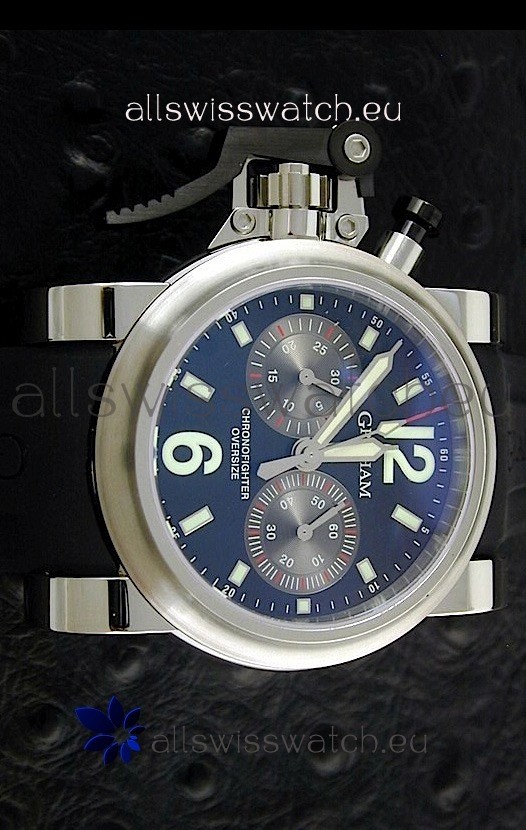 IMG_9085 Graham Chronofighter Oversizein Black Dial Replica 2