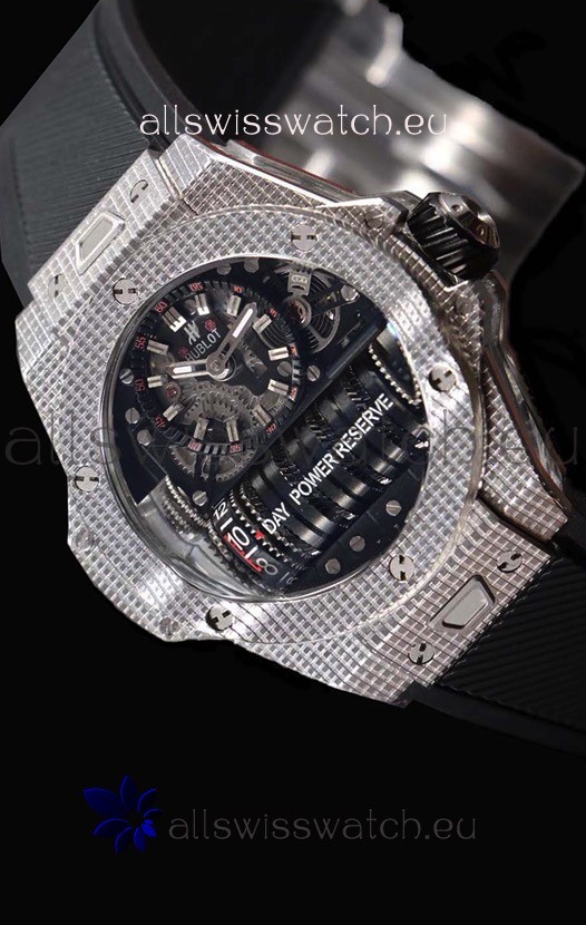 IMG_9085 Hublot Big Bang MP-11 Power Reserve 3D Steel Carbon Replica 2