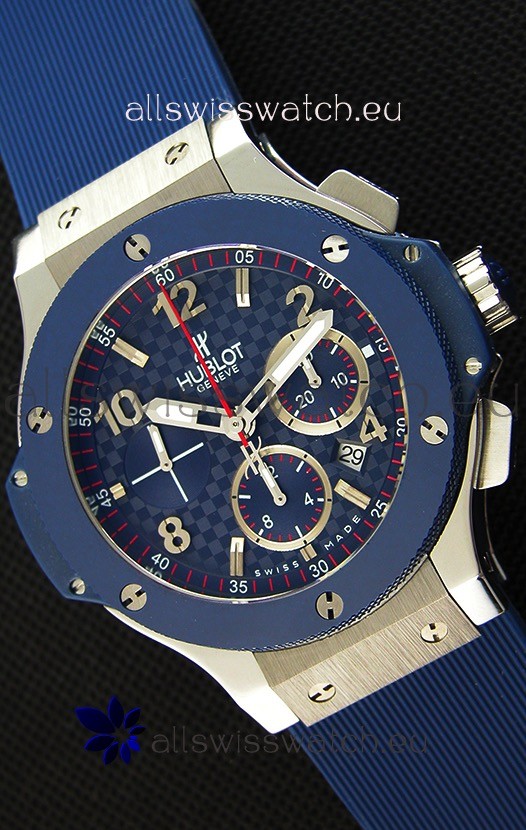 IMG_9085 Hublot Big Bang Blue Steel Carbon Dial1:1 Mirror Replica 2