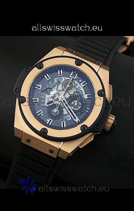 IMG_9085 Hublot Big Bang King Power Formula 1 in Pink Gold Case Replica 2