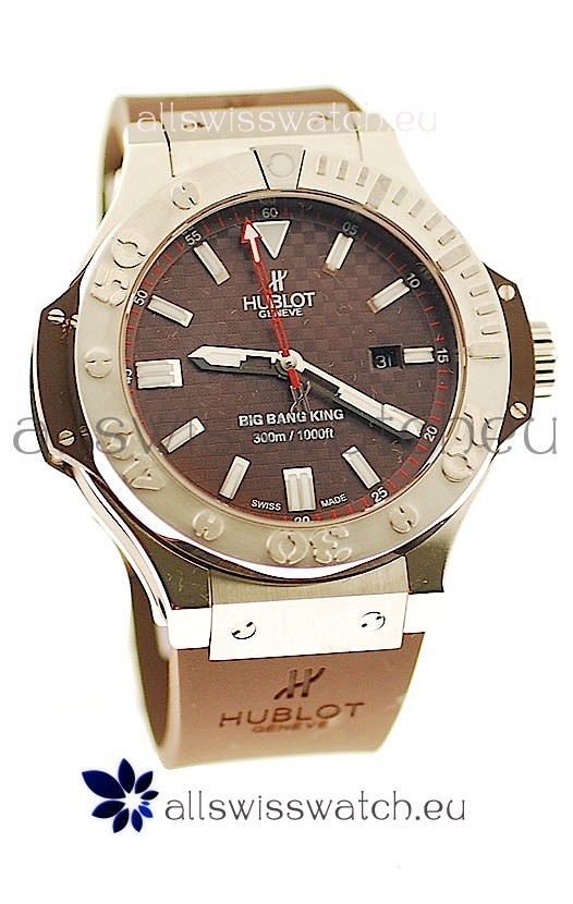 IMG_9085 Hublot Big Bang King in Steel Case Palladium Coated Bezel Replica 2