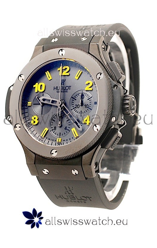 IMG_9085 The Limited Edition Hublot Selfridges X Big Bang Chronograph 100th Anniversary Ceramic - 1:1 Mirror Replica 2