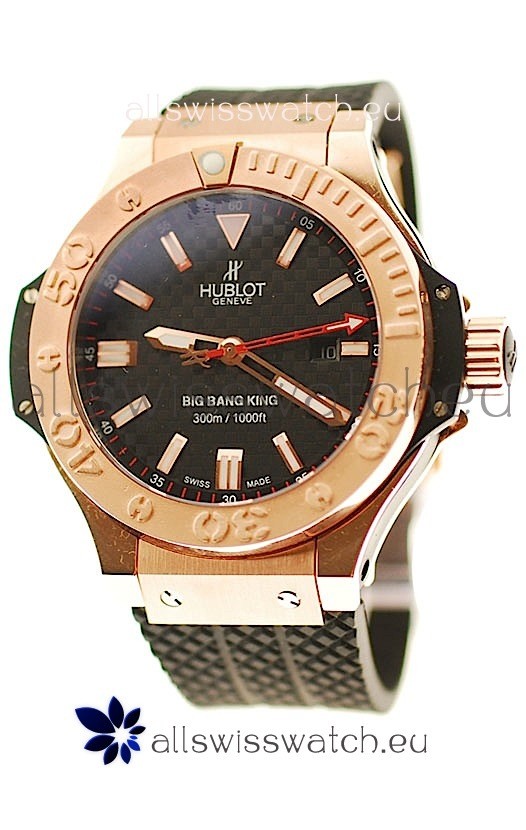 IMG_9085 Hublot Big Bang Kingin Black Carbon Dial Replica 2