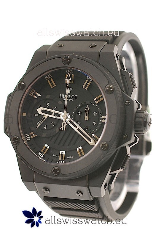 Hublot Big Bang King Power All Black Ceramic Case Replica 2