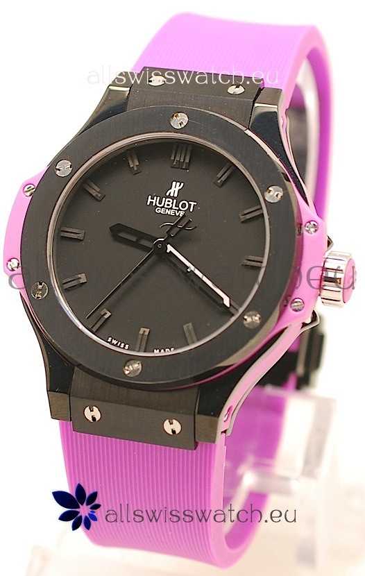 IMG_9085 Hublot Big Bang Fusion Purple 40MM Quartz Replica 2