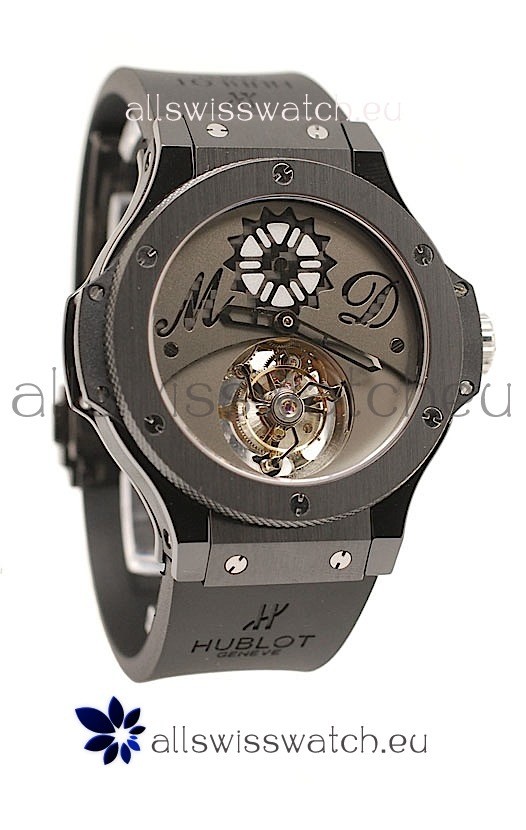 IMG_9085 Hublot Big Bang Tourbillon MD Solo Bang PVD Replica 2