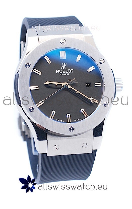 IMG_9085 Hublot Classic Fusion Silver in Steel Case Replica 2