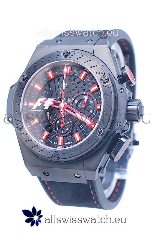 IMG_9085 Hublot Big Bang F1 Edition King Power Black Ceramic Replica 2