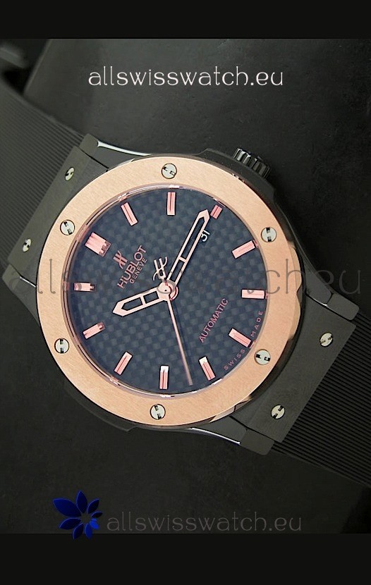 IMG_9085 Hublot Big Bang Classic Fusion Black Carbon Dial Replica 2