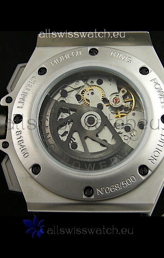 Hublot Big Bang King Power Skeleton Steel with Diamonds Replica 2