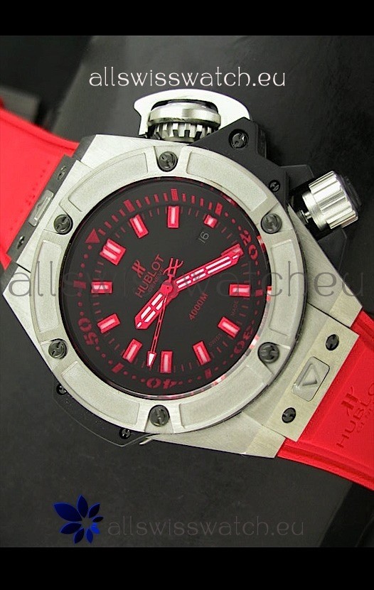 IMG_9085 Hublot Big Bang Diver 4000M in Red Replica 2