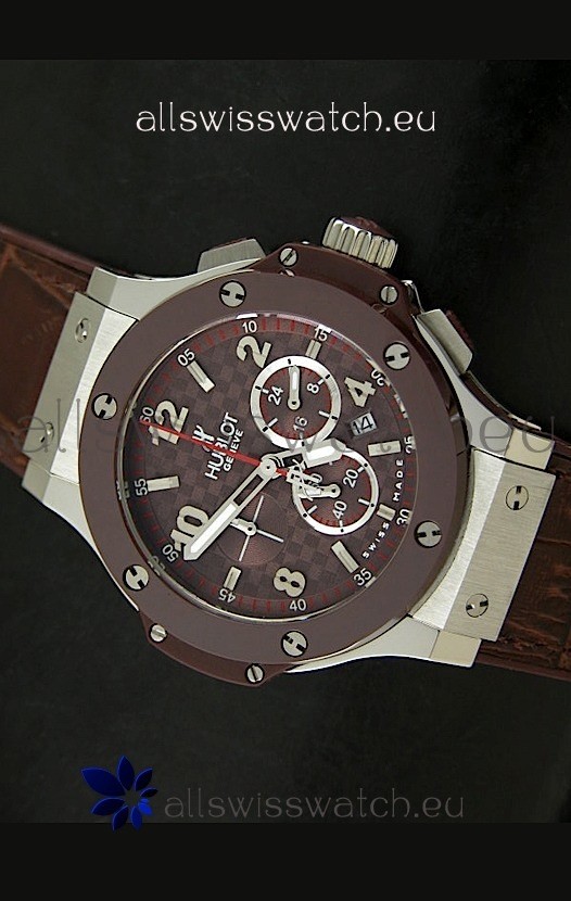 IMG_9085 Hublot Big Bang Ceramic Bezel Carbon Dial - 1:1 Mirror Replica 2