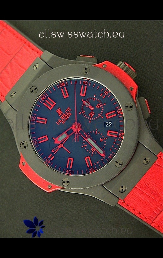 IMG_9085 Hublot Big Bang Ceramic Sandblasted Matte in Red - 1:1 Mirror Replica 2