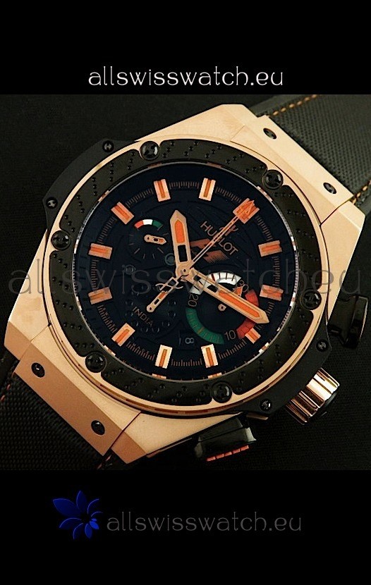 IMG_9085 Hublot King Power F1 India Edition in Pink Gold Replica 2