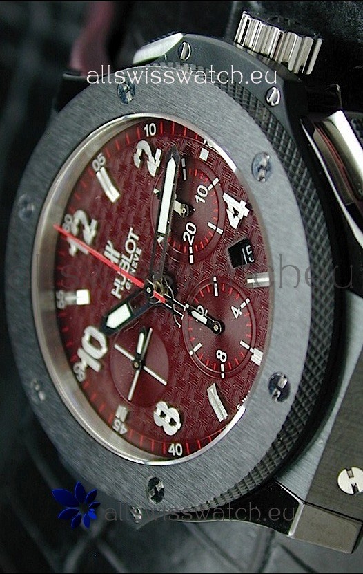 IMG_9085 Hublot Big BangRed Checkered Dial Replica 2