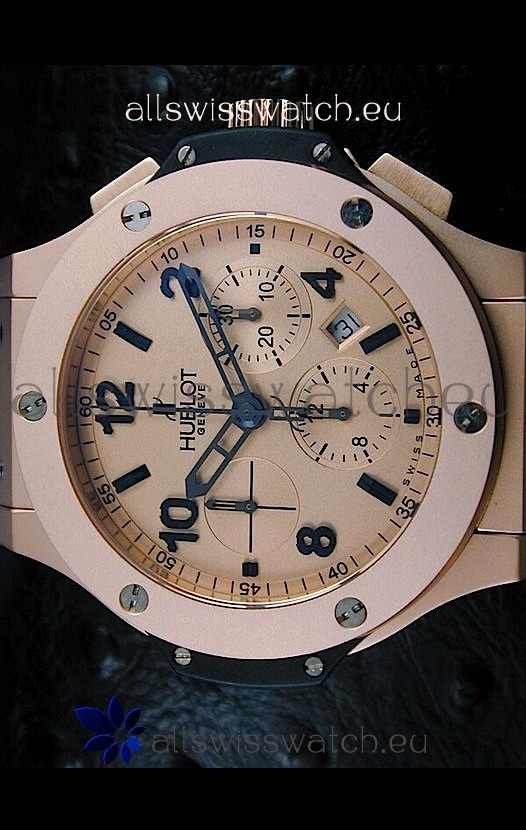 IMG_9085 Hublot Big Bang Matte Limited Edition Pink Gold Case Replica 2